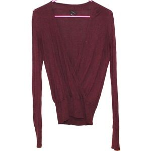 Ann Taylor ⋆ Plum Deep V-Neck Shirt ⋆ Medium